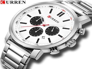 2018 Brand Brand Luxury Men039s Horloge Date Horloge Mâle Sports Timings Curren Mens Quartz Wristwatch décontracté Relogo Mascul6774575