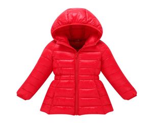 2018 Top Fashion Boys Winter Jacket Girls Autumn Parkas Kids Warm Hapleed Down Cotton Coats Outswear Children Soild Padded Overcoat7422179