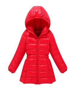 2018 Top Fashion Boys Winter Jacket Girls Autumn Parkas Kids Warm Hapleed Down Cotton Coats Outswear Children Soild Padded Overcoat4818319