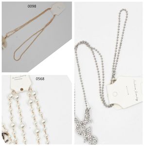 2018 TOSWRDPAR designer dames en heren meerdere combinatie ketting luxe hanger parelsnoer legering hanger en kristal f5927923