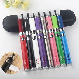 2018 Kit de démarrage UGO Twist Evod MT3 KIT Twist batterie pour tension variable 3.2V ~ 4.8V avec 650mah 900mah Vape Pen USB Passthrough Battery