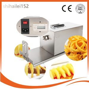 2018 Gratis verzending Groente Peeling Machine itop Elektrische Aardappel Twister Tornado Slicer Automatische Snijmachine Spiraal Aardappel Snijden Mac