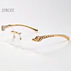 2018 Vintage Designer Lunettes de soleil pour hommes Femmes Femmes Buffalo Hornles Hornes Gold Leopard Cadres de soleil bon marché pour femmes pour femmes avec 335F