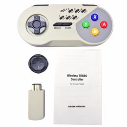 Manette de jeu sans fil Turbo Controller avec emballage pour SNES Mini Classic Edition Free DHL