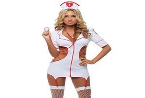 2018 Femmes Sexy Nurse Costume Sous-vêtements érotiques Joue de jeu Femmes Lingerie érotique Femme Sexy Underwear Lenceria Uniforme S92386194