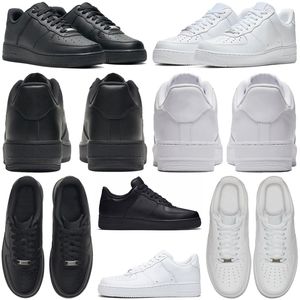 Gratis verzendontwerper One Sneakers 1 schoenen voor heren dames zwarte witte mannen trainers Scarpe plaatvormige casual luxe