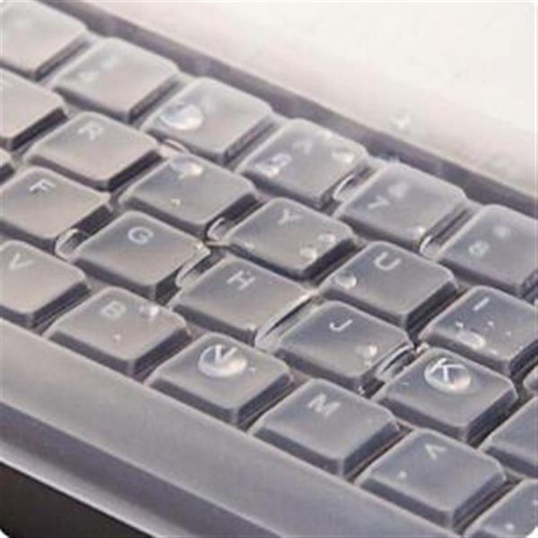 2019 1 pieza de silicona Universal de escritorio para teclado de ordenador cubierta de película protectora de piel Cover242V