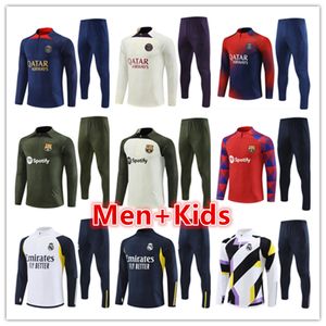 22 23 24 psgS mannen en kinderen voetbal trainingspak jersey maillot kit 2023 2024 Paris mbappe heren voetbalshirts training trainingspakken jas chandal survetement voet