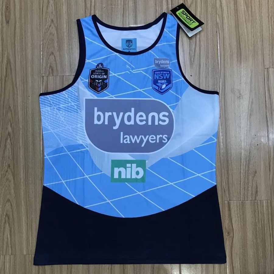 Mejor Precio En A Granel 2019 2020 NSW Blues Home Jersey Holden Nswrl Origins Singlet Jerseys