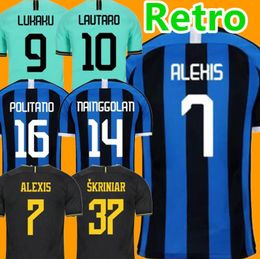 2019 2020 Retro Inter voetbalshirts 19 20 LUKAKU MILAN BARELLA ALEXIS voetbalshirt 2021 2022 Godin SKRINIAR KOLAROV D'AMBROSIO BROZOVIC LAUTARO ERIKSEN VECINO