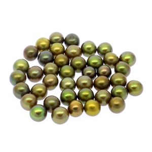 Perlas naturales redondas de agua dulce de 6-7mm, juntas para hacer joyas DIY, cuentas al por mayor de color a granel