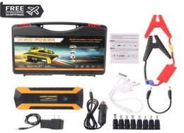 2019 89800MAH 4 USB Portable Auto Car Jump Starter Pack Booster Charger Batterij Power Bank UK AU Plug DC 12V7368595