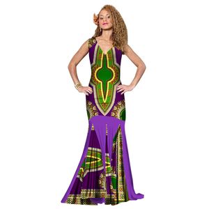 2019 robes africaines pour femmes nouveau Design dashiki femmes longue robe droite dashiki grande taille robe de soirée 6xl 7xl WY1409