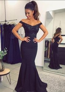 2019 African Navy Blue Vestidos de baile Ropa de noche Tallas grandes Lentejuelas largas Sexy Backless Vestidos formales baratos Vestidos de fiesta