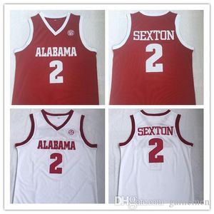 2019 Alabama Crimsontide NCAA Jerseys Sexton College Jerseys White Shis Tops Fashion Hot School Retro Retro Vintage Students Basketball