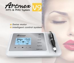 2019 Artmex V9 Permanente Microblading MTS PMU Digitale Permanente Make-up tattoo Machine micro blading pen Wenkbrauw Eyeliner Lippen5559465
