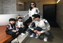 2019 Autumn Coat Jackets Family Look Vêtements assortiment des vêtements de fille Mother Cloth