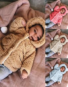 2019 Herfst Winter Kinderen Warme Jas Voor Meisjes Kerst Jas Baby Meisjes Jas Lam Kinderen Capuchon Bovenkleding Baby Meisjes jas En Ja5132597