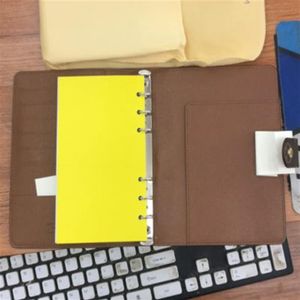 2019 marque agenda carte carnet de notes couverture en cuir journal en cuir avec sac à poussière et boîte carte carnet style3076