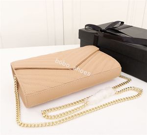 2019 merk mode ontwerper tassen eenvoudige retro atmosfeer ketting pack elegante ingetogen schoudertas messenger bag