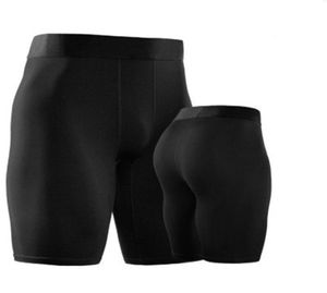 2019 Brand Men Compressiekorts Plus maat ondergoed Running Shorts Snel droog fitness Gym Kleding Solid Color Athletic Outdoor2154078