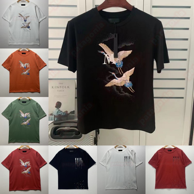 List z drukowaniem męscy designerka t-shirt letnia koszulka koszulka hip hop mężczyzn kobiety czarne białe koszulki z krótkim rękawem rozmiar s-xxl