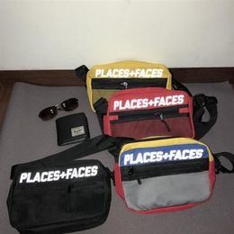 2019 Brand New Places Faces 3M Reflective Skateboards Sac P F Sacs Message Hommes et femmes Hip-Hop Belt Belt Belt Mini Mob2697