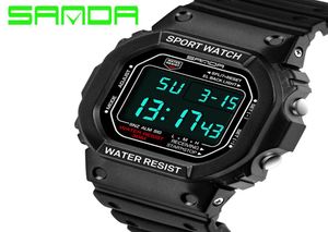 2019 Brand Sanda Fashion Watch Men Waterdichte sport Militair horloges Analog Quartz Digital Watches8121908