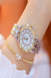 2019 BS Women Watches Luxury Brand Fashion Casual Ladies kijken vrouwen Quartz Diamond Genève Lady Bracelet Pols Watches for Women V8796549