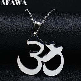 2019 Bouddha Lotus Mala Yoga Chakra Collier En Acier Inoxydable Femmes Couleur Argent Colliers Pendentifs Bijoux Cadeau colgantes N19919228N