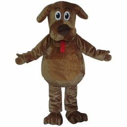 2019 Costume de mascotte de dessin animé remue les Costumes de mascotte de chien Costumes de mascotte de fourrure moelleuse 294S