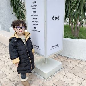 Kinderkleding Winter Koreaanse versie van de broek van de kinderen Warm Wind-Resistant Down Jacket Coat LJ201130