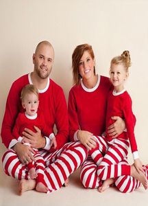 2019 Kerstmishandelsset 2019 Nieuwjaar039S Red Merry Christmas Pyjama's Familie Matching volwassen vrouwen Kid Sleepwear1838658