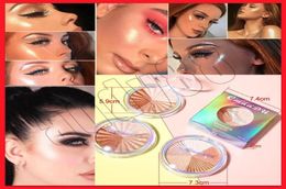 2019 CmaaDu Cosmetica 2 Kleuren Gezicht Make-Up Markeerstift Shimmer Markeerstift Geperst Poeder Bronzers Markeerstiften Beauty1341507