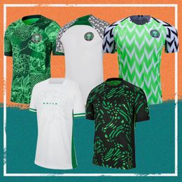 2024 Nigeria Voetbalshirt 23/24/25 Thuis maillot de foot Nigeriaanse #10 OKOCHA Shirt Uit Amokachi Ikpeba Yekini IHEANACHO IWOBI IGHALO voetbaluniform