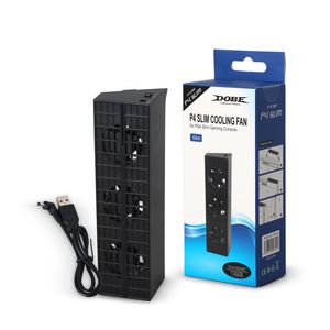 Koelventilator voor PS4 Slanke USB Externe 3-fan Super Turbo Temperatuurregeling FO PlayStation 4 Verticale standaard