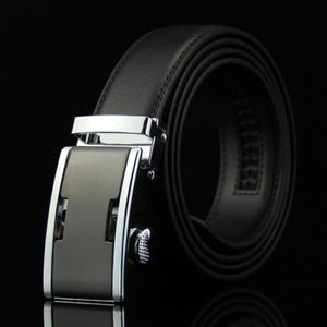 2019 La courroie de Desinger inclut la boîte d'origine des hommes ceinture de mode Feme Fonds en cuir ceinture noire de boucle automatique de bonne qualité 2587
