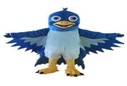 Costumes d'oiseaux d'usine de réduction 2019 Un costume de mascotte des oiseaux bleus pour les adultes à porter3705543