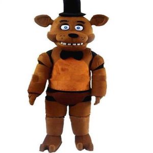 2019 Korting fabriek Vijf Nachten op Freddy's FNAF Freddy Fazbear Mascot Kostuum Cartoon Mascotte Custom285P