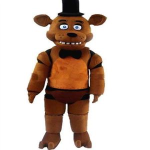 2019 Korting fabriek Vijf Nachten op Freddy's FNAF Freddy Fazbear Mascot Kostuum Cartoon Mascotte Custom295N
