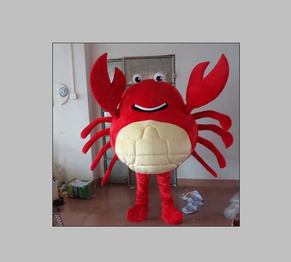 2019 Descuento de fábrica Material de EVA caliente Trajes de mascota de cangrejo verde Ropa de dibujos animados unisex Tamaño adulto por encargo