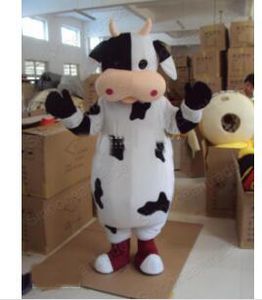 2019 korting Factory Sale Cow Mascot Costume Fancy Dress Outfit Epe