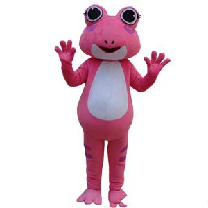 2024 Vente d'usine à prix réduit Mascottes personnalisées Green Frog Mascot Costume Adlut Tenues Frog Cartoon Character Mascot