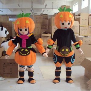 2019 Remise usine vente EVA Matériel Halloween Citrouille Mascotte Costumes Crayon Dessin Animé Vêtements Fête D'anniversaire Mascarade