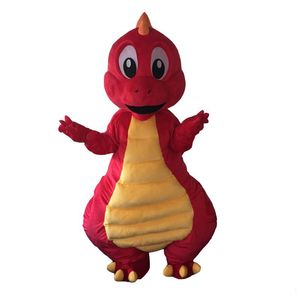 2019 Discount vente d'usine Lovly Dragon Dinosaur Mascot Costume Carnaval Festival Party Dress Outfit pour Adulte