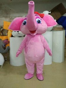 2019 korting fabriek verkoop roze olifant mascotte kostuums rekwisieten kostuums halloween gratis verzending
