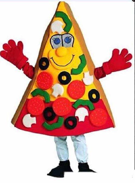 2019 Discount vente d'usine costume de mascotte de pizza vêtements de performance de carnaval de Noël taille adulte livraison gratuite