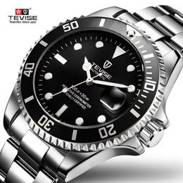 2019 Drop Tevise marca superior reloj mecánico para hombres reloj automático de moda de lujo de acero inoxidable reloj Masculino LY12963