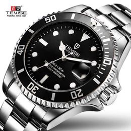 2019 Drop Tevise marca superior reloj mecánico para hombres reloj automático de moda de lujo de acero inoxidable reloj Masculino LY1275h