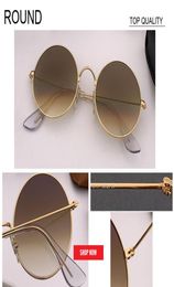 2019 EVOLVER Retro Round Pink Mirror Sunglasses Sunglasses Femmes Brand Designer Sun Glasse pour femmes Bronze en alliage Femme de Sol 3592 G9051295